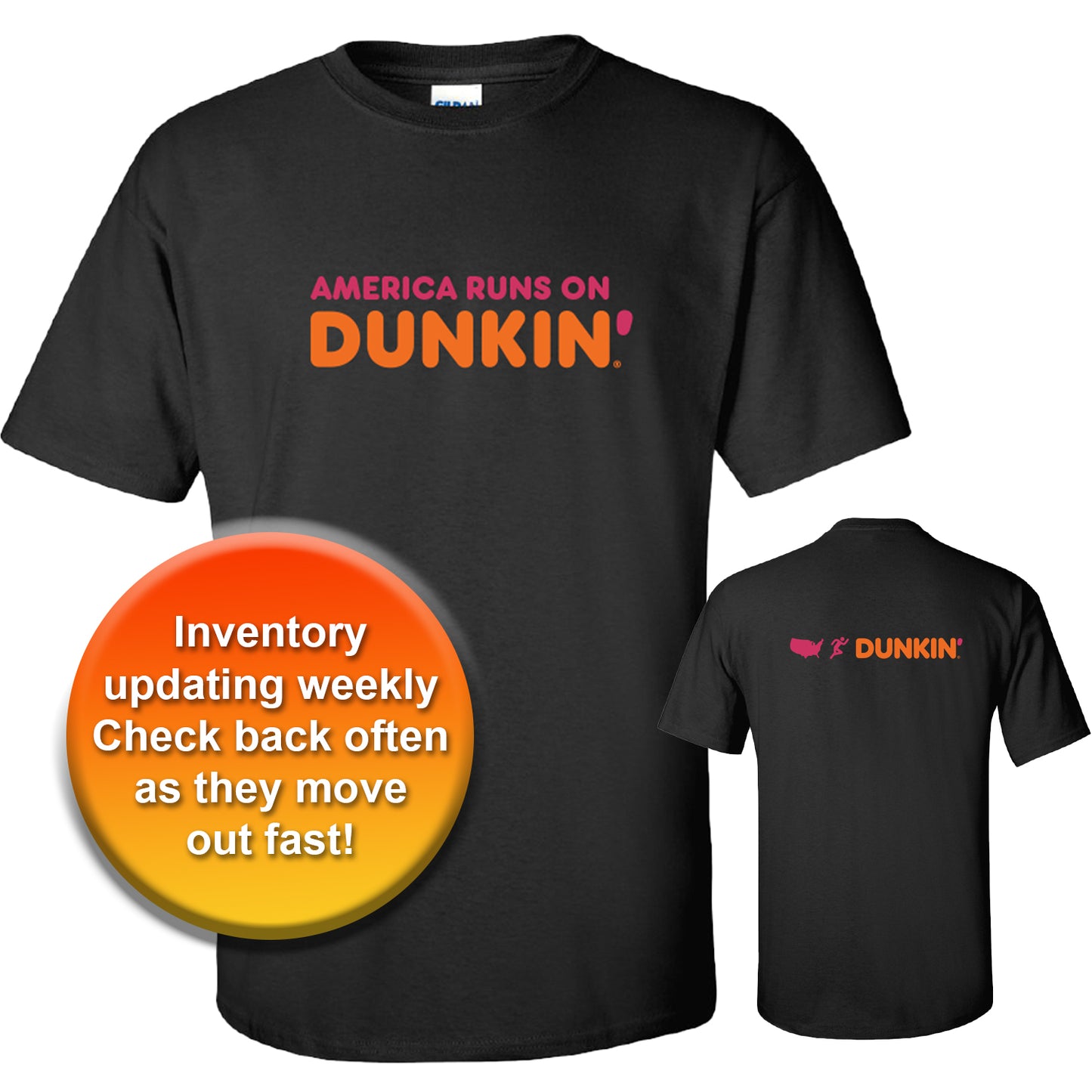 Team Member Tees - AROD = America Runs On Dunkin'
