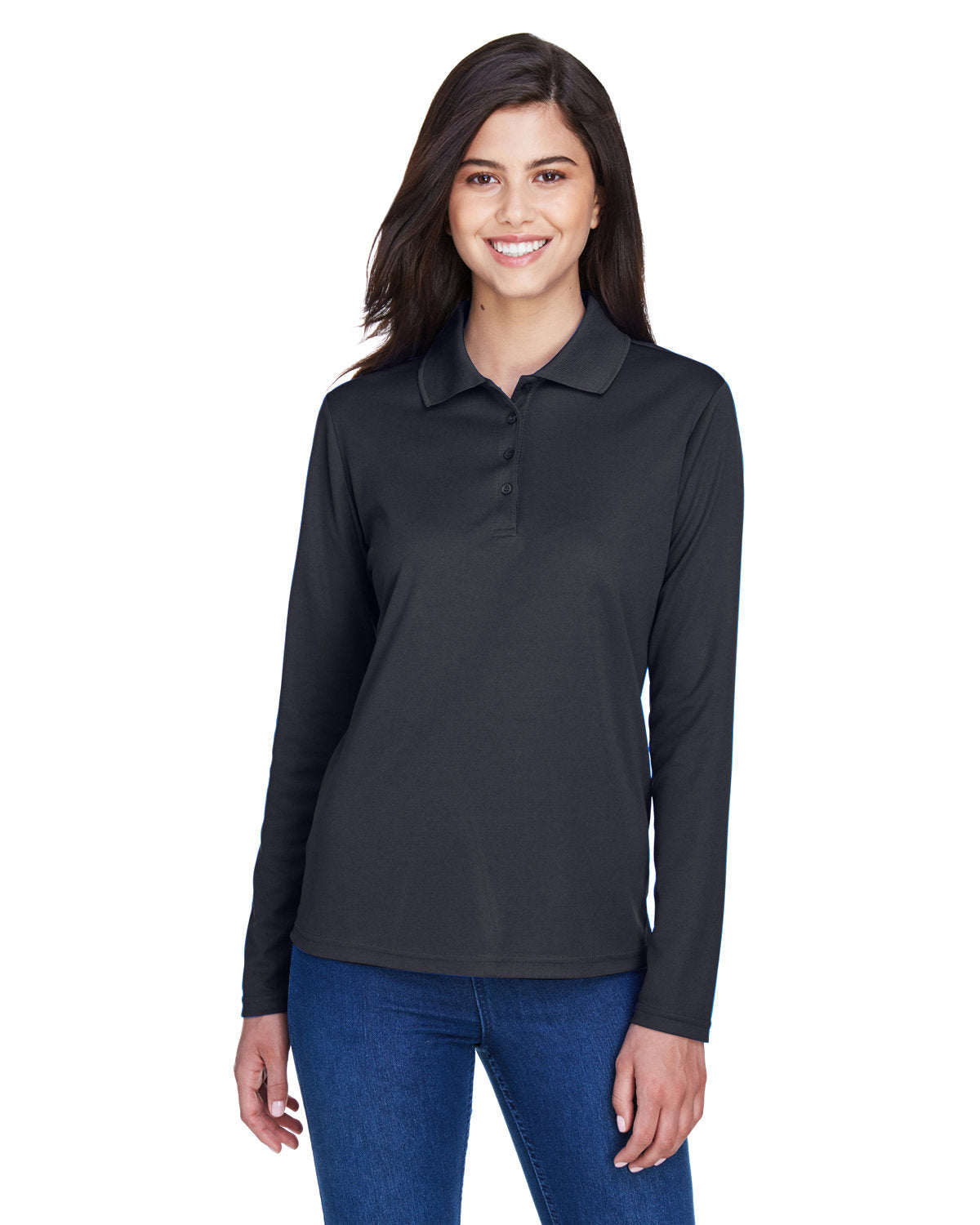 Ladies Core 365 Pinnacle Performance Long-Sleeve Piqué Polo 2024