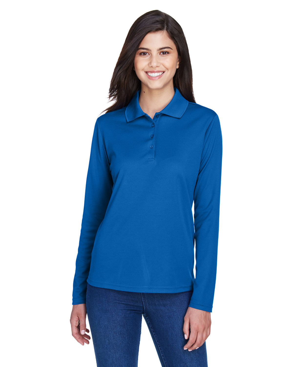 Ladies Core 365 Pinnacle Performance Long-Sleeve Piqué Polo 2024